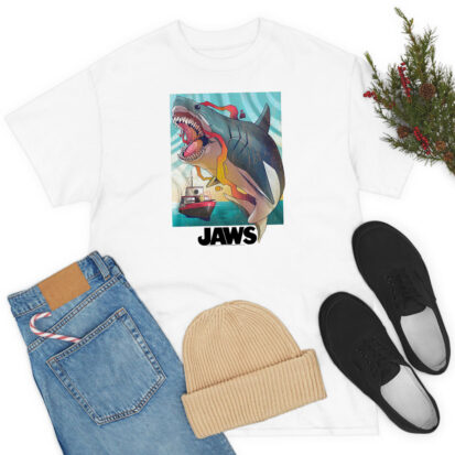 Jaws Colorful Retro T Shirt