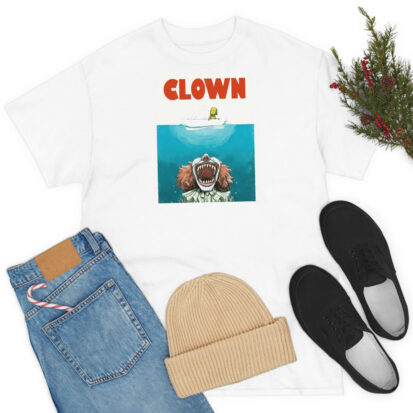 Jaws Funny Parody Clown Halloween Horror T Shirt