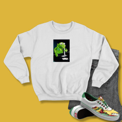 Kermit Doing Lines Sweatshirt