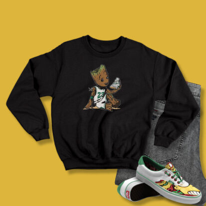 Kid Toddles Groot and Sneaker Unisex Sweatshirt