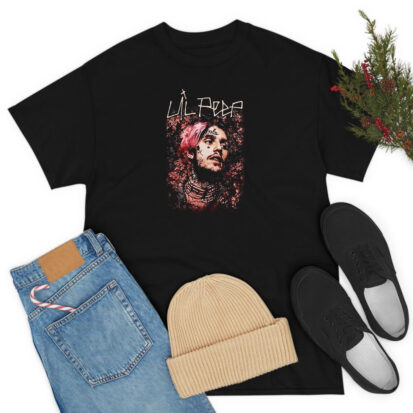 Lil Peep Floral Portrait T Shirt