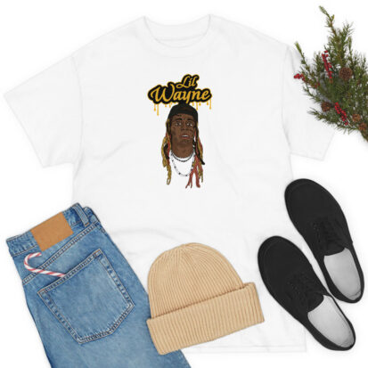 Lil Wayne Illustrated Full Face T Shirt