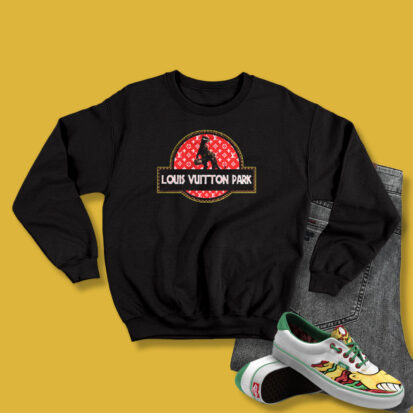 Louis Vuitton Park Logo Jurassic Park Unisex Sweatshirt