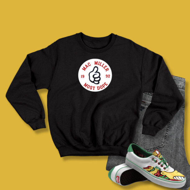 Mac Miller Most Dope Circle Logo Sweatshirt