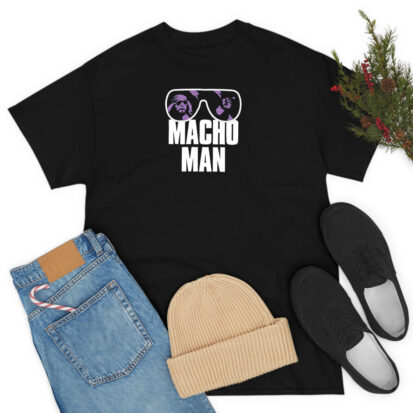 Macho Man Randy Savage Purple Glasses T Shirt