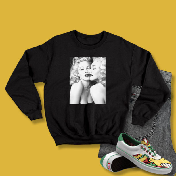 Madonna Mirror Face Cool Vintage Sweatshirt