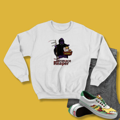 McDonalds Grimace Reaper Fast Food Ad Masco Unisex Sweatshirt