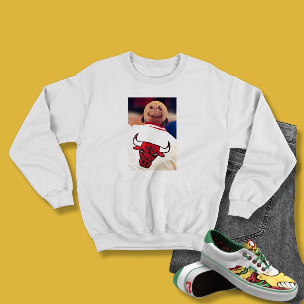 Mitchell & Ness Rodman Happy Face Sweatshirt