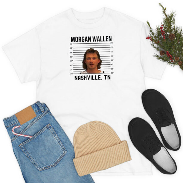 Morgan Wallen Mugshot Nashville T Shirt