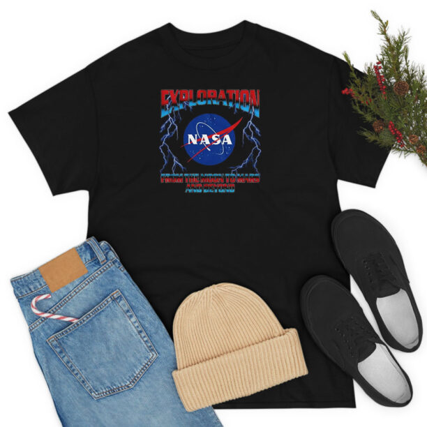 Nasa Exploration Lightning T Shirt