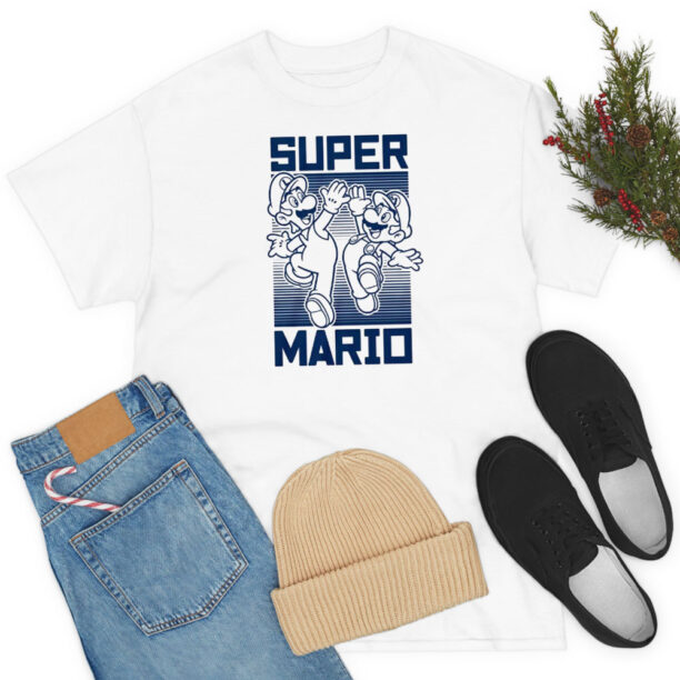 Nintendo Super Mario Bros High Five T Shirt