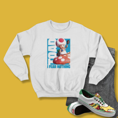 Nintendo Super Mario Toad Mushroom Movie Sweatshirt