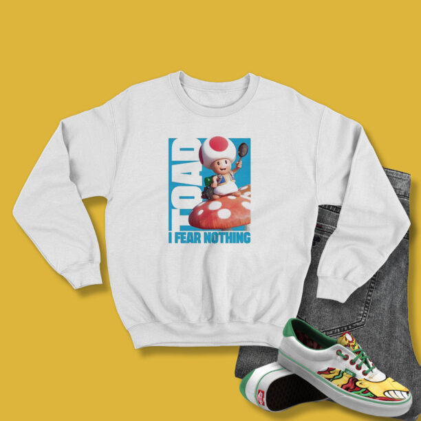 Nintendo Super Mario Toad Mushroom Movie Sweatshirt