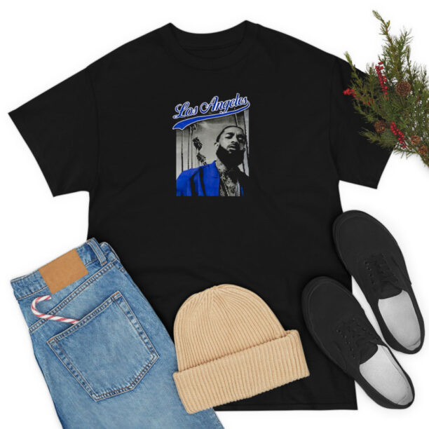 Nipsey Hussle Blue Los Angeles Vintage T Shirt