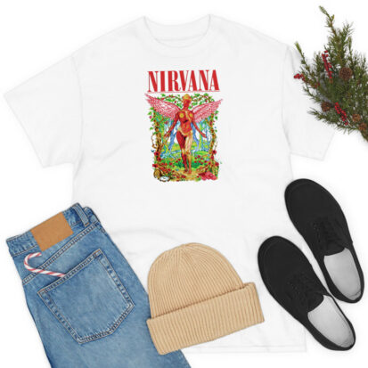 Nirvana Forest In Utero Single Sided World Tour T Shirt