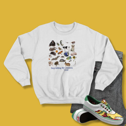 Online Ceramics Stop Killing My Children Sweatshirt