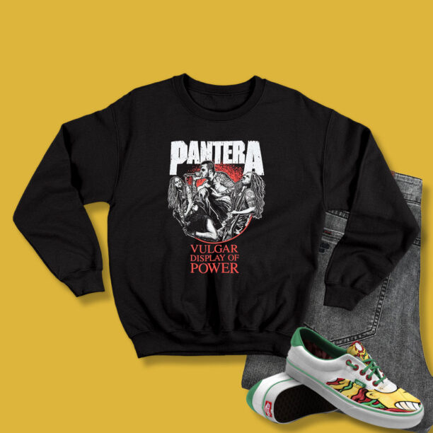 Pantera Vulgar Display Of Power Vintage Sweatshirt