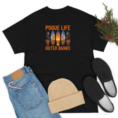 Pogue Life Outer Banks Beach Sunset Surfing Pogue Life T Shirt