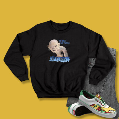 Post Malone Vintage The Lord Of The Rings Gollum Best Sweatshirt