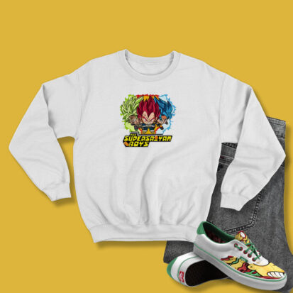 Powerpuff Saiyans Broly Shirt Goku Vegeta Ball Saiyan Sweatshirt