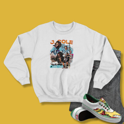 Rapper J Cole Crooked Smile Summer Sweatshirt