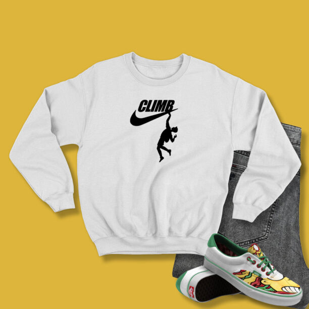 Rock Climbing Just Do It Sweatshirt