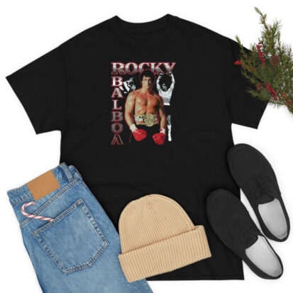 Rocky Rocky Three Photos Collage T Shirt