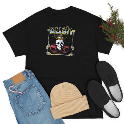 Rush Farewell To Kings Skull Crown T Shirt