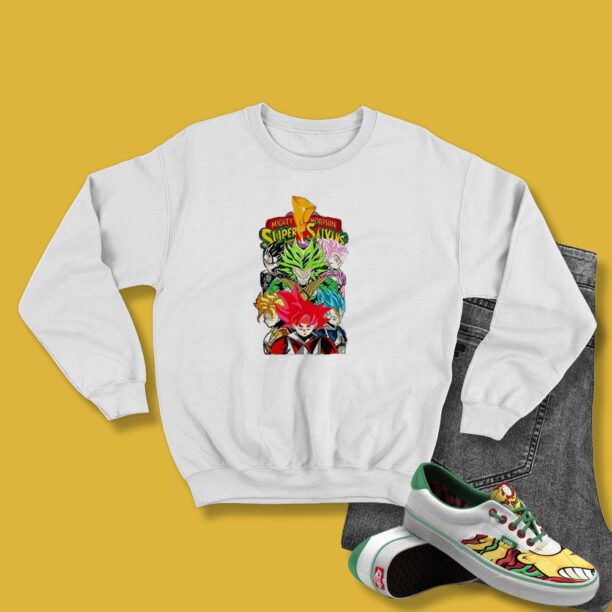 Saiyan Rangers Goku Vegeta Dragon Ball Power Sweatshirt