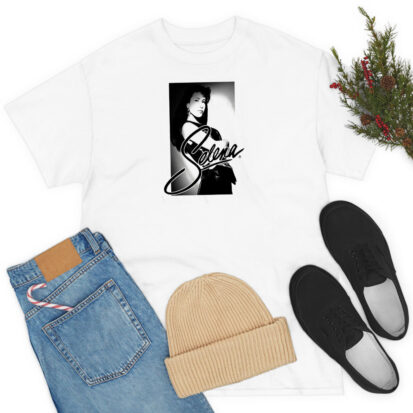 Selena Black & White Portrait T Shirt