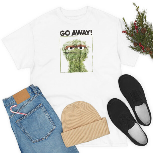 Sesame Street Oscar Go Away T Shirt