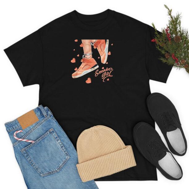 Sneaker Girl Heart Unisex T Shirt