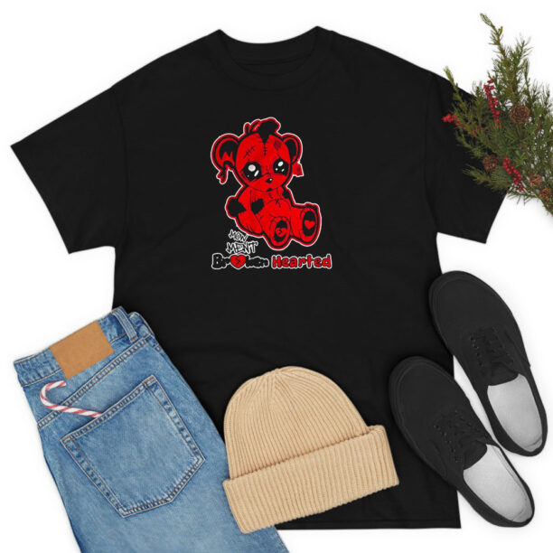 Teddy Bear Broken Hearted Red Thunder T Shirt