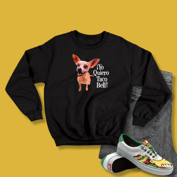 Vintage 1998 Taco Bell Yo Quiero Taco Sweatshirt