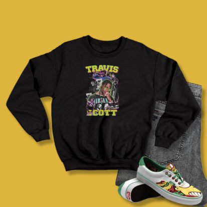 Vintage 90s Travis Scott Style Sweatshirt