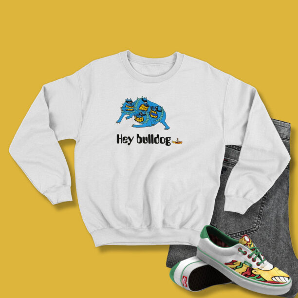 Vintage The Beatles Yellow Submarine Hey Bulldog 1999 2004 Sweatshirt