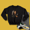 Vintage Whitney Houston Mic Photo Sweatshirt