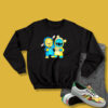 Winnie The Pooh And Stitch Best Sweatshirt