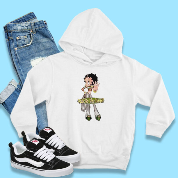 1998 Betty Boop Talk To The Hand Vintage Hoodie