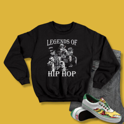 2023 Legends Of Hip Hop Biggie Tupac Shakur Eazy E Ice Cube Eminem Sweatshirt