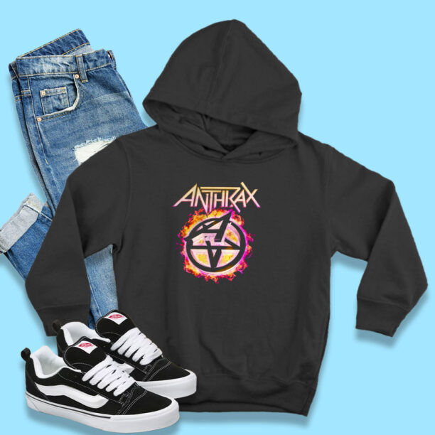 Anthrax The Flame Penta Thrax Vintage Hoodie