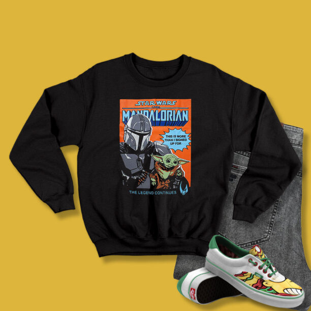 Baby Yoda The Mandalorian Baby Yoda Poster Sweatshirt