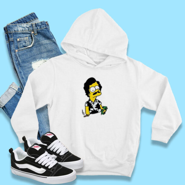 Bart Simpson Pablo Escobar Narcos Hoodie