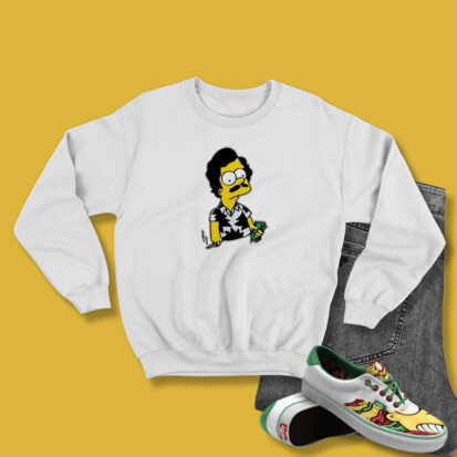 Bart Simpson Pablo Escobar Narcos Sweatshirt