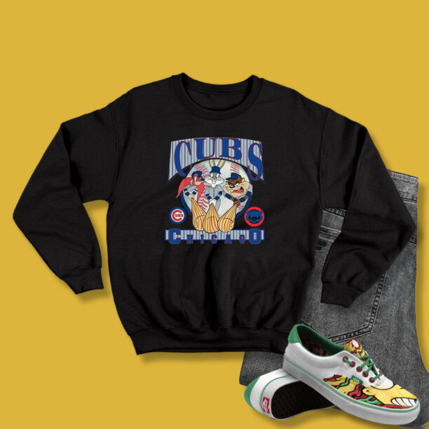 Chicago Cubs Mlb 1993 Looney Tunes Vintage Sweatshirt