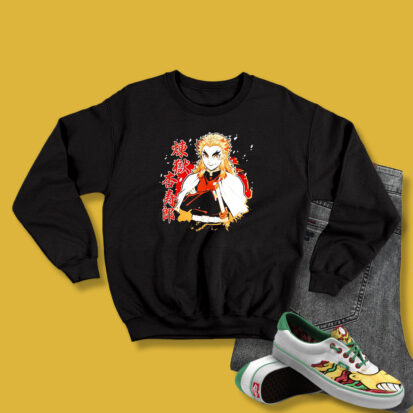 Demon Slayer Kimetsu No Yaiba Kyojuro Rengoku Sweatshirt