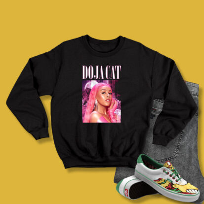 Doja Cat Hot Pink Portrait Sweatshirt