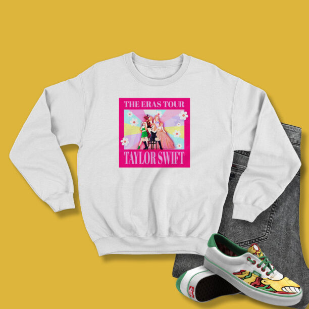 Groovy Flora The Eras Tour Taylor Swift 2023 Concert Sweatshirt