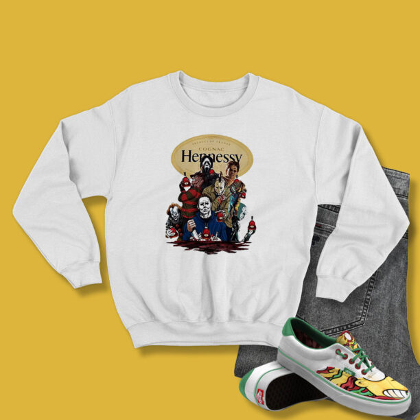 Hennessy Horror Characters Movies Sweatshirt