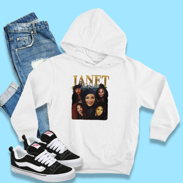 Hip Hop R&b Rock Rapper Janet JacksonVintage Hoodie